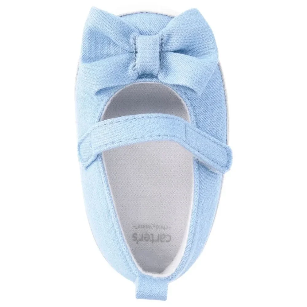 Carter's Child Of Mine Baby Girl Skimmer Sneaker Shoes Size 0-3 Months NEW